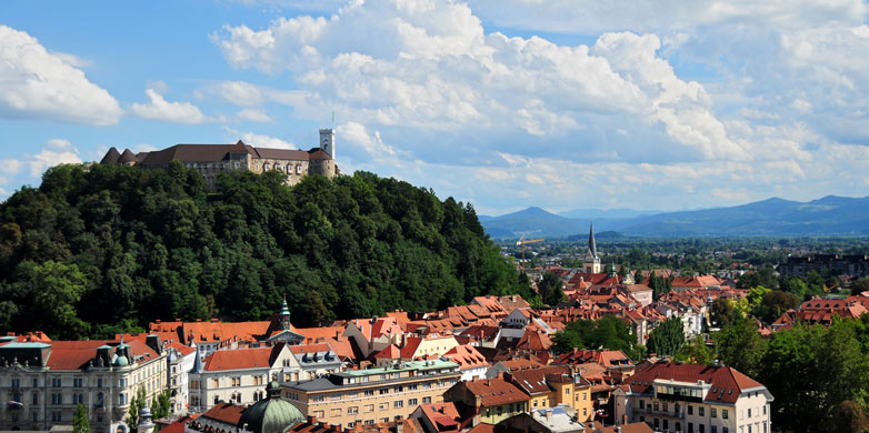 Enlarged view: Ljubljana skyline